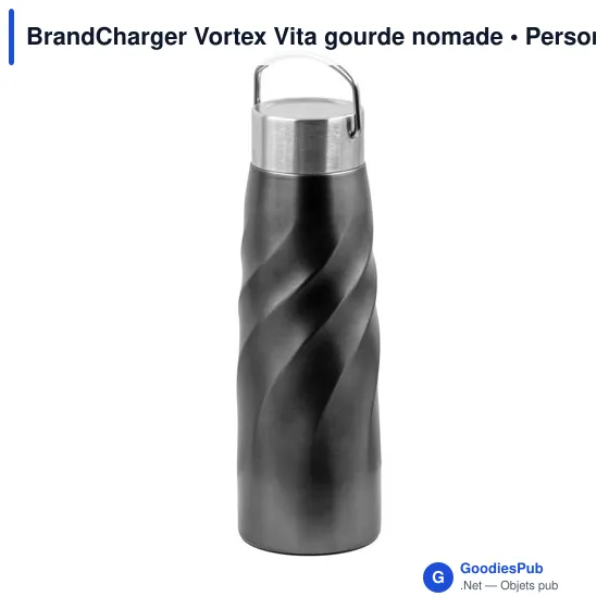Bouteille isotherme personnalisable Vortex Vita avec logo - Image 2