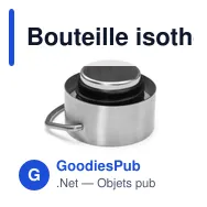 Bouteille isotherme personnalisable Vortex Vita avec logo - Miniature 6
