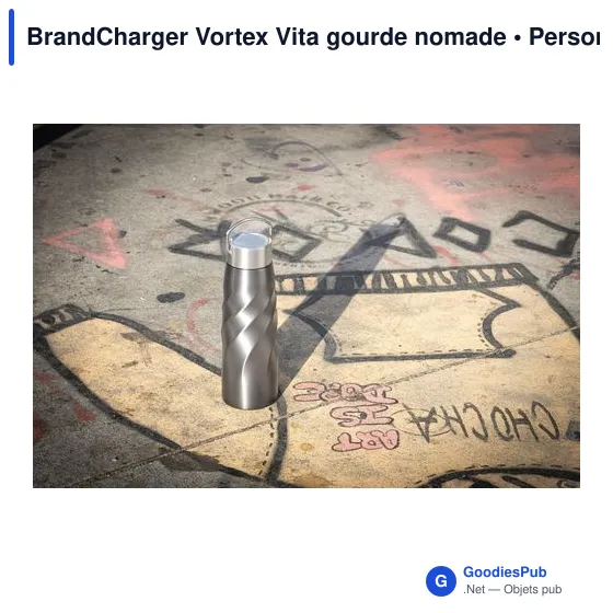 Bouteille isotherme personnalisable Vortex Vita avec logo - Image 8