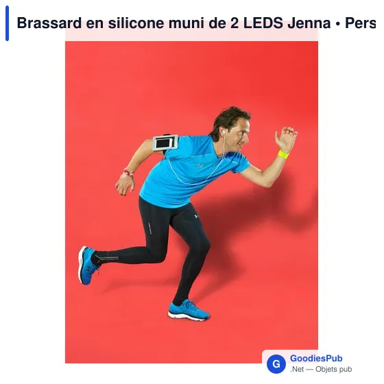 Brassard en silicone personnalisable avec logo - Jenna - Image 6