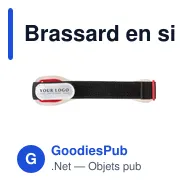 Brassard en silicone personnalisable avec logo - Jenna - Miniature 8