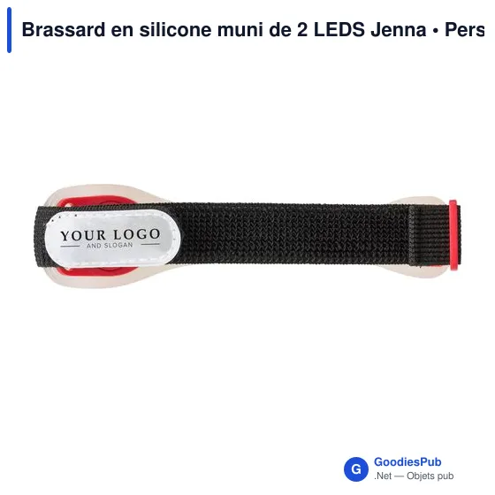 Brassard en silicone personnalisable avec logo - Jenna - Image 8