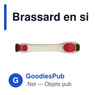 Brassard en silicone personnalisable avec logo - Jenna - Miniature 9