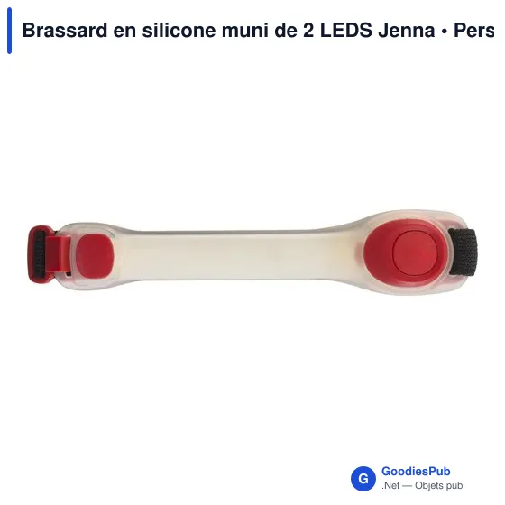 Brassard en silicone personnalisable avec logo - Jenna - Image 9
