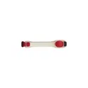 Variante rouge - Brassard en silicone personnalisable avec logo - Jenna