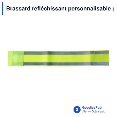 Brassard réfléchissant personnalisable pour logo - Danilo