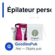 Épilateur personnalisable Philips jambes et corps humide et sec avec logo - BRE700 - Miniature 1