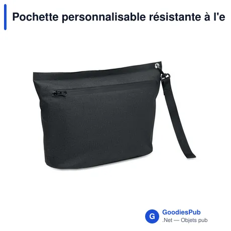 Pochette personnalisable résistante à l'eau pour logo - BRENNA POUCH