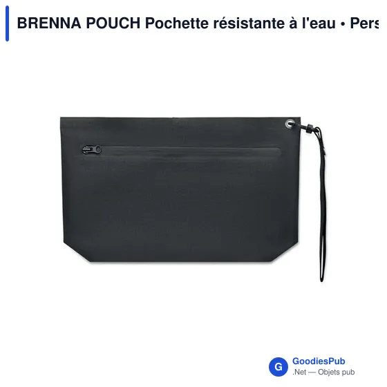 Pochette personnalisable résistante à l'eau pour logo - BRENNA POUCH - Image 4