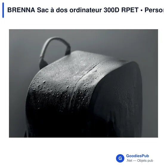 Sac à dos ordinateur personnalisable BRENNA avec logo - Image 2