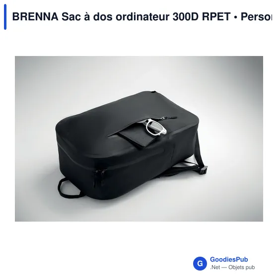 Sac à dos ordinateur personnalisable BRENNA avec logo - Image 11