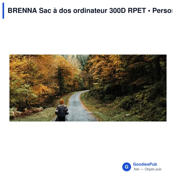 Sac à dos ordinateur personnalisable BRENNA avec logo - Image 12