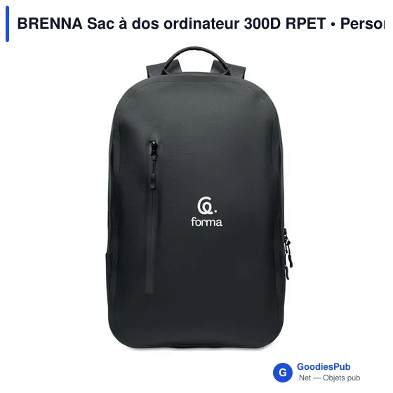 Sac à dos ordinateur personnalisable BRENNA avec logo - Image 4