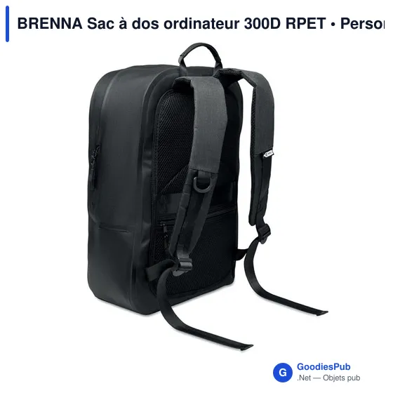 Sac à dos ordinateur personnalisable BRENNA avec logo - Image 7