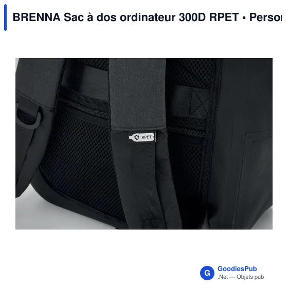 Sac à dos ordinateur personnalisable BRENNA avec logo - Image 9