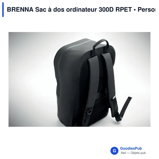 Sac à dos ordinateur personnalisable BRENNA avec logo - Image 10