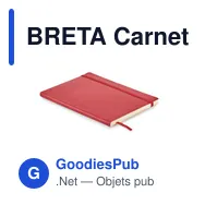 BRETA Carnet A5 couverture en PU - Miniature 1