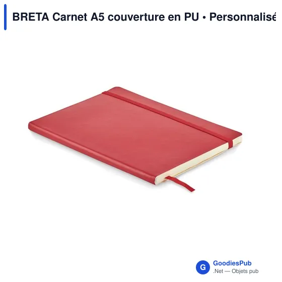 BRETA Carnet A5 couverture en PU - Image 1