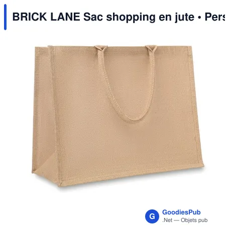 BRICK LANE Sac shopping en jute