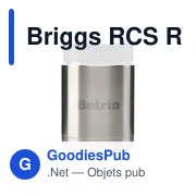 Récipient alimentaire isotherme personnalisable Briggs RCS RVS 500 ml avec logo - Miniature 1