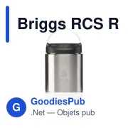 Récipient alimentaire isotherme personnalisable Briggs RCS RVS 500 ml avec logo - Miniature 3