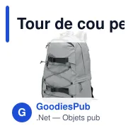 Tour de cou personnalisable avec logo pour entreprises - Miniature 3