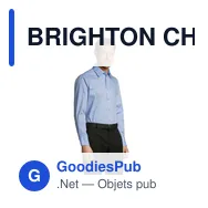 BRIGHTON CHEMISE HOMME - Miniature 3
