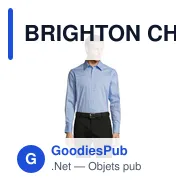 BRIGHTON CHEMISE HOMME - Miniature 7