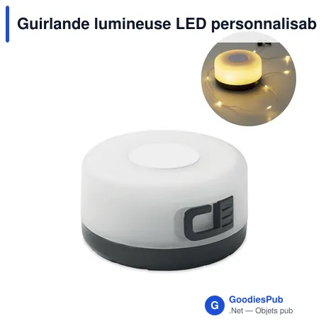Guirlande lumineuse LED personnalisable avec logo - BRILLO