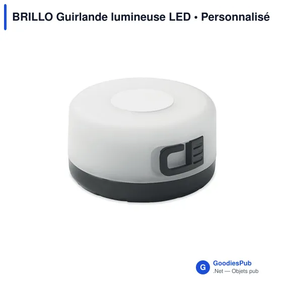 Guirlande lumineuse LED personnalisable avec logo - BRILLO - Image 2