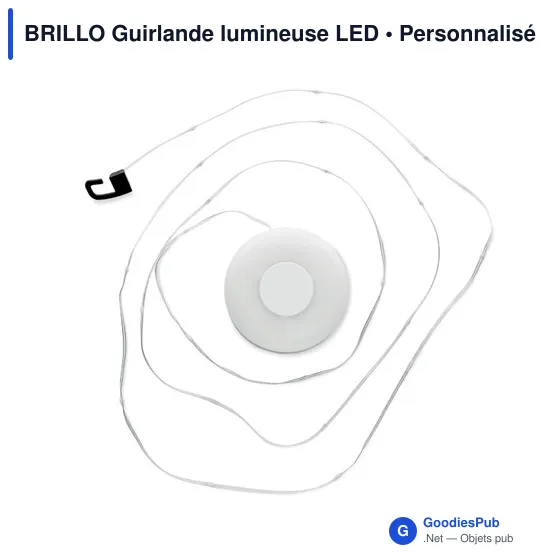 Guirlande lumineuse LED personnalisable avec logo - BRILLO - Image 12