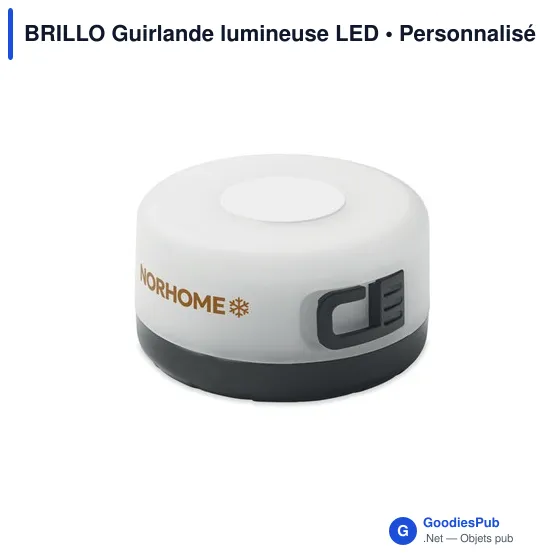 Guirlande lumineuse LED personnalisable avec logo - BRILLO - Image 4
