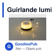 Guirlande lumineuse LED personnalisable avec logo - BRILLO - Miniature 5