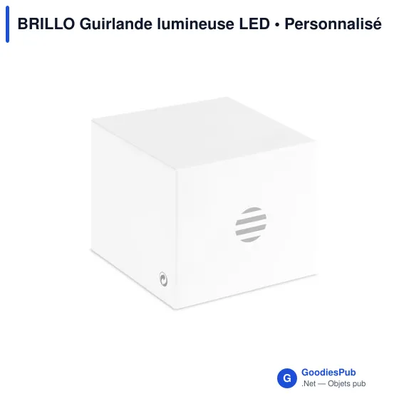 Guirlande lumineuse LED personnalisable avec logo - BRILLO - Image 6