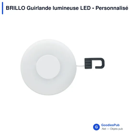 Guirlande lumineuse LED personnalisable avec logo - BRILLO - Image 9