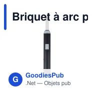 Briquet à arc personnalisable en aluminium avec logo - ARC - Miniature 3