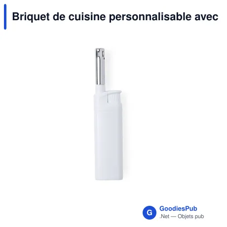 Briquet de cuisine personnalisable avec logo - Rosser