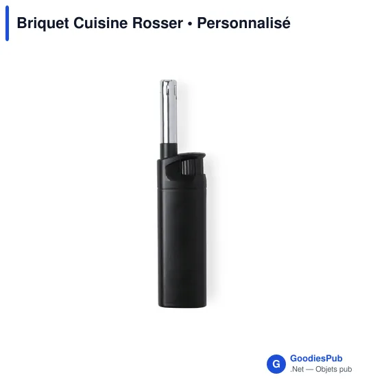 Briquet de cuisine personnalisable avec logo - Rosser - Image 4