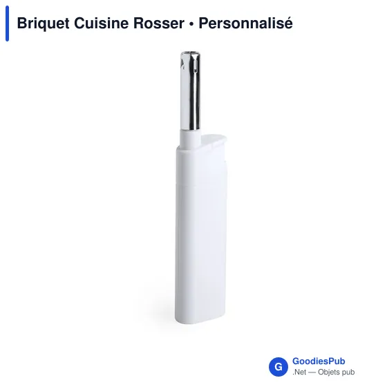 Briquet de cuisine personnalisable avec logo - Rosser - Image 5