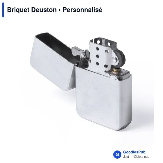 Briquet Deuston personnalisable avec logo pour entreprises - Image 2