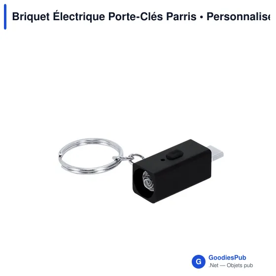Briquet Électrique Porte-Clés Parris - Image 1