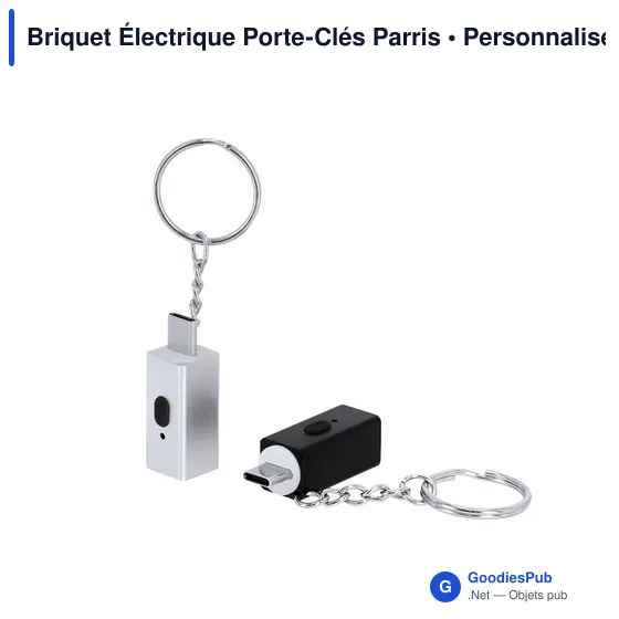Briquet Électrique Porte-Clés Parris - Image 6