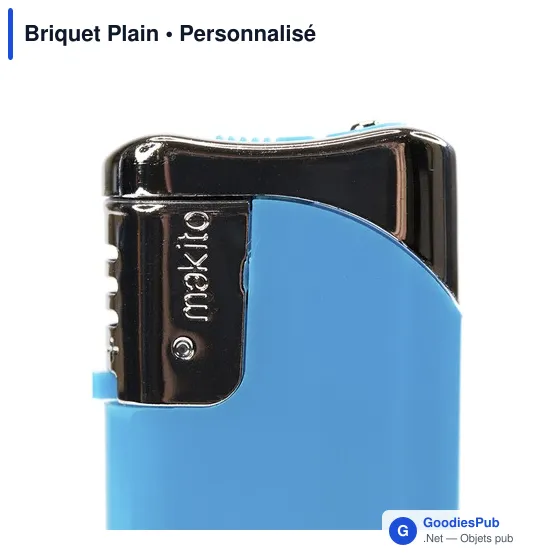 Briquet à gaz personnalisable avec logo - Briquet Plain - Image 11