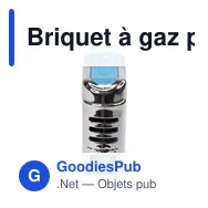 Briquet à gaz personnalisable avec logo - Briquet Plain - Miniature 12