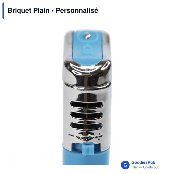 Briquet à gaz personnalisable avec logo - Briquet Plain - Image 12