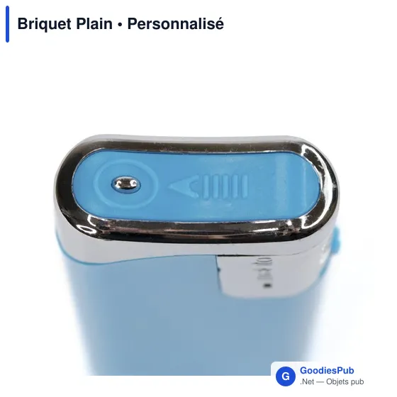 Briquet à gaz personnalisable avec logo - Briquet Plain - Image 6
