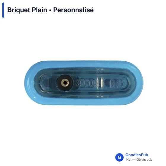 Briquet à gaz personnalisable avec logo - Briquet Plain - Image 7