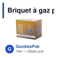 Briquet à gaz personnalisable avec logo - Briquet Plain - Miniature 10