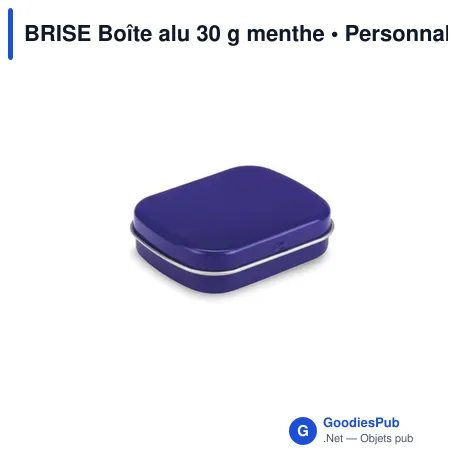 BRISE Boîte alu 30 g menthe