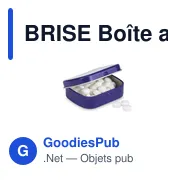 BRISE Boîte alu 30 g menthe - Miniature 2